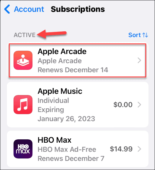 Apple Arcade را لغو کنید