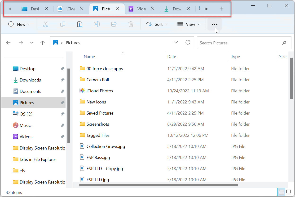 , نحوه استفاده از تب ها در Windows 11 File Explorer, محتوا مارکتینگ