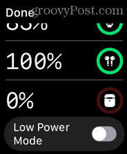 سطح باتری ساعت اپل