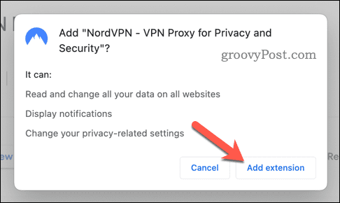 NordVPN را در کروم نصب کنید