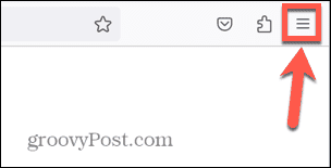 منوی فایرفاکس