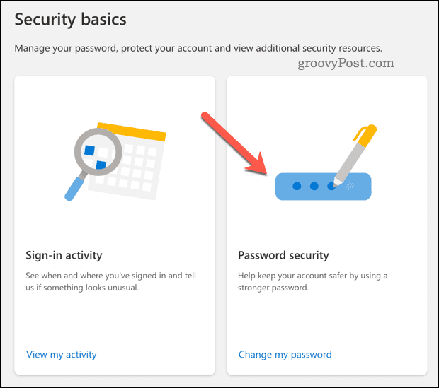 امنیت رمز عبور را در حساب مایکروسافت خود تغییر دهید