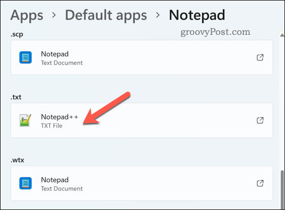 پسوندهای فایل Notepad++ را تنظیم کنید