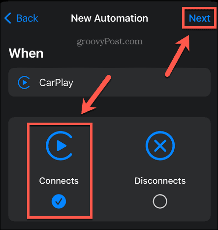 میانبرها carplay متصل می شود