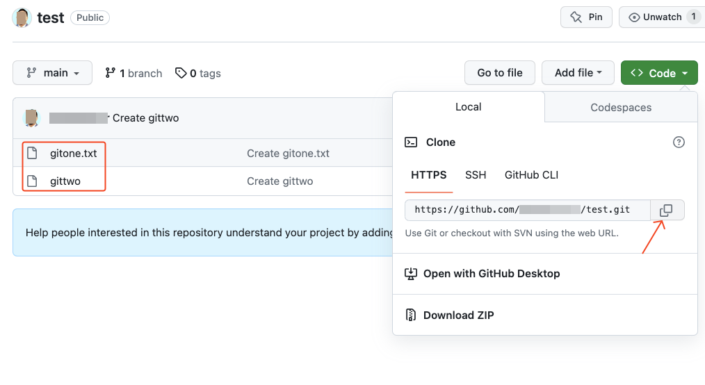 از GitHub به مخزن محلی خود کلون کنید