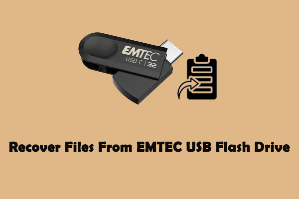 بازیابی پرونده ها از EMTEC USB Flash Drive & Fix Drive کار نمی کند