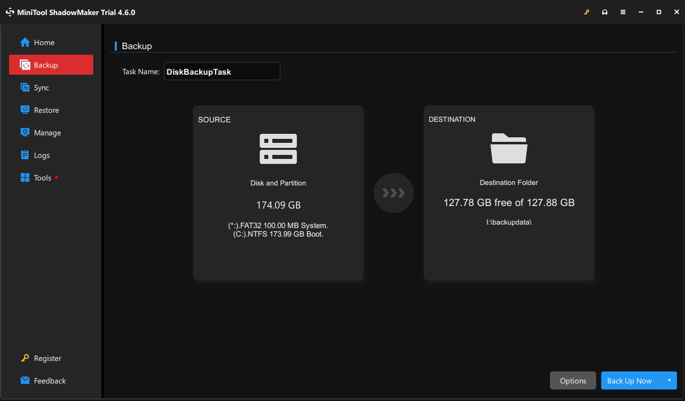 با استفاده از Minitool Shadowmaker از رایانه پشتیبان تهیه کنید