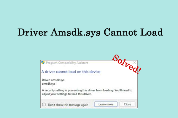 چگونه می توان درایور amsdk.sys را تعمیر کرد؟ راهنمای گام به گام