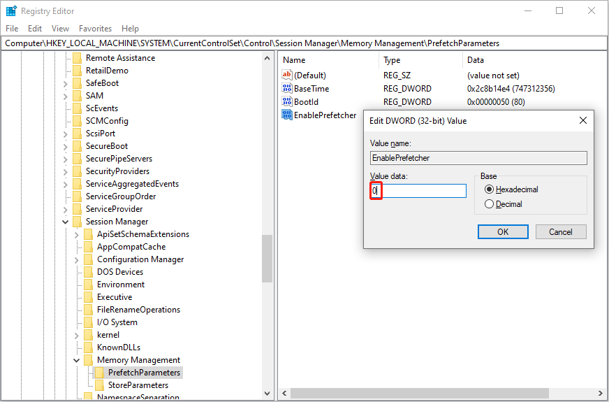 داده های ارزش رجیستری را برای مدیریت ابزار پیش نویس تغییر دهید