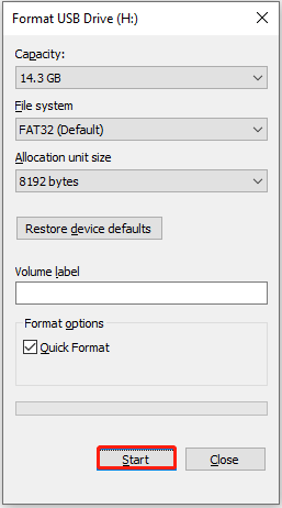 کارت SD را در File Explorer قالب بندی کنید