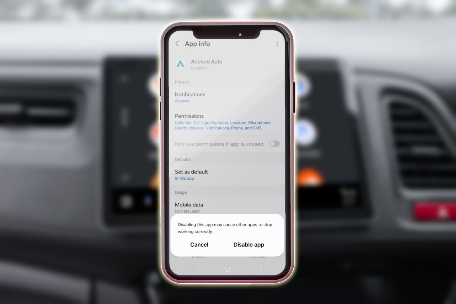 نحوه غیرفعال کردن Android Auto