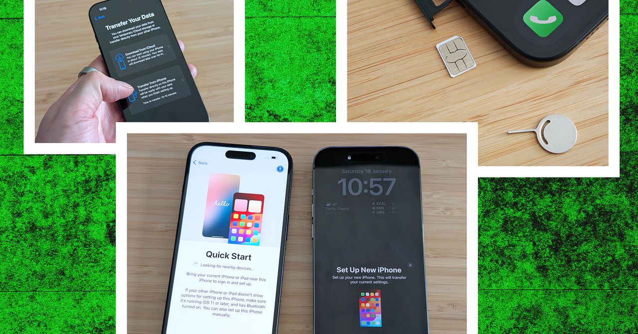 نحوه تعویض آیفون یا آی پد و انتقال داده ها (2025)