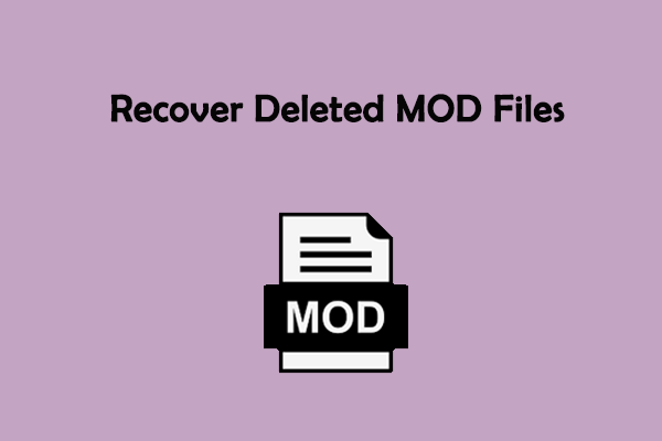 نحوه بازیابی پرونده های Mod حذف شده با استفاده از استراتژی های قابل اعتماد