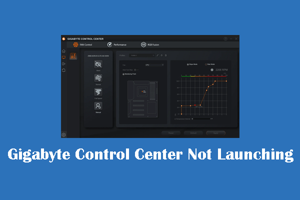 مرکز کنترل گیگابایت راه اندازی نمی شود؟ 4 راه را در اینجا امتحان کنید!